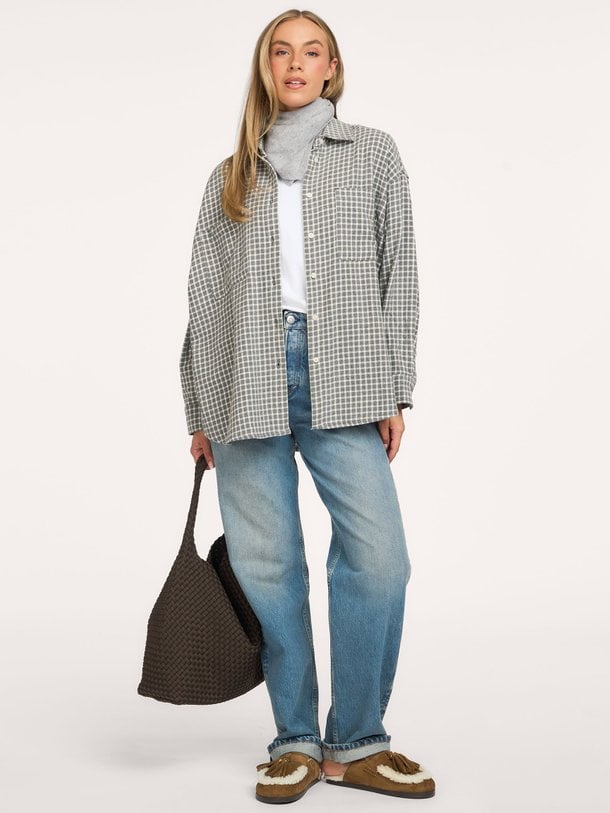 HOXCITY Hoxcity, katoenen geruite blouse