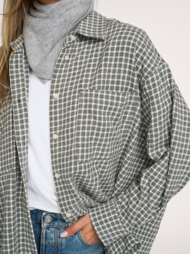 HOXCITY Hoxcity, katoenen geruite blouse