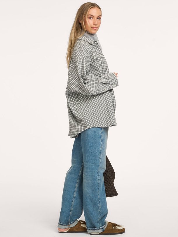 HOXCITY Hoxcity, katoenen geruite blouse