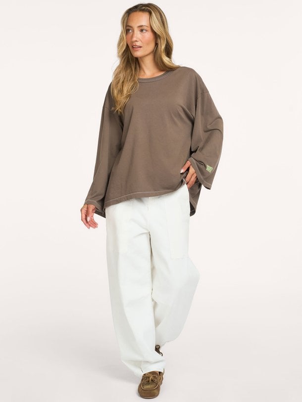 FIZVALLEY Fizvalley, katoenen longsleeve met logo