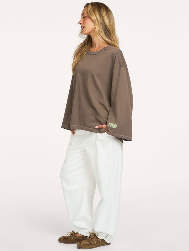 FIZVALLEY Fizvalley, katoenen longsleeve met logo