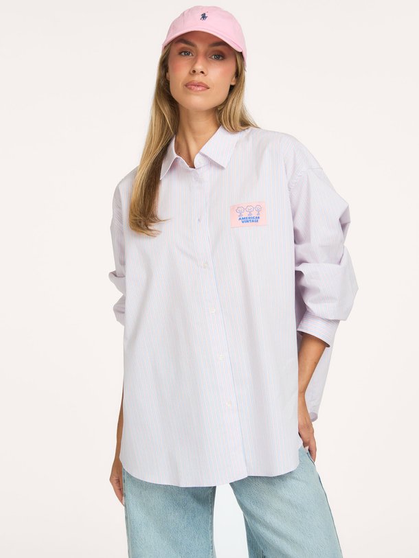 SOABIRD Soabird, katoenmix gestreepte blouse