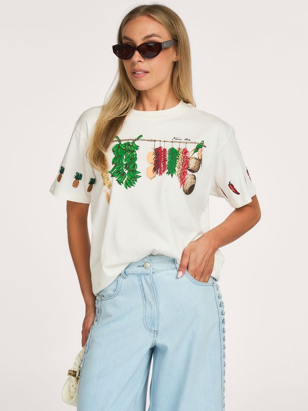Bodega, katoenen T-shirt met print