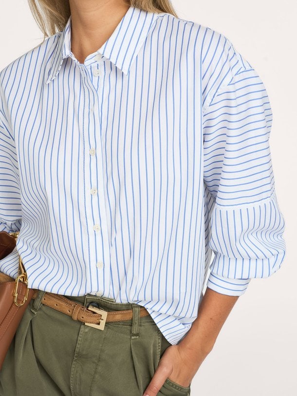 Nurway, katoenmix gestreepte blouse