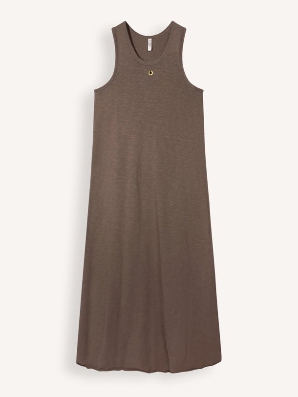 racer dress Organic cotton maxi jurk
