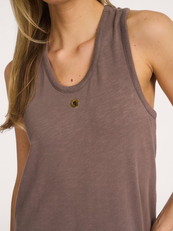 racer dress Organic cotton maxi jurk
