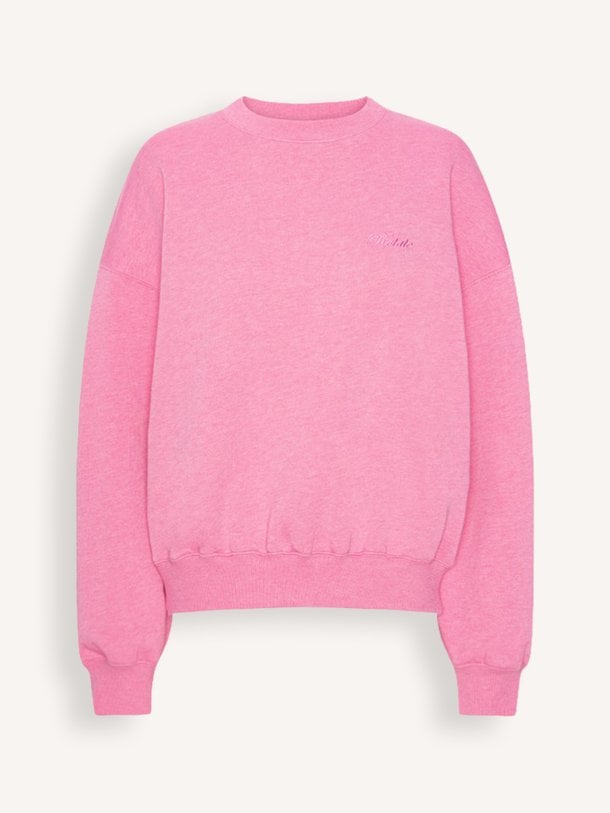Sui, organic cotton sweater met logo