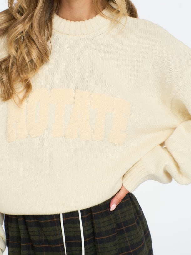 SALITA SWEATER - BCR2292 Salita, wollen trui met logo