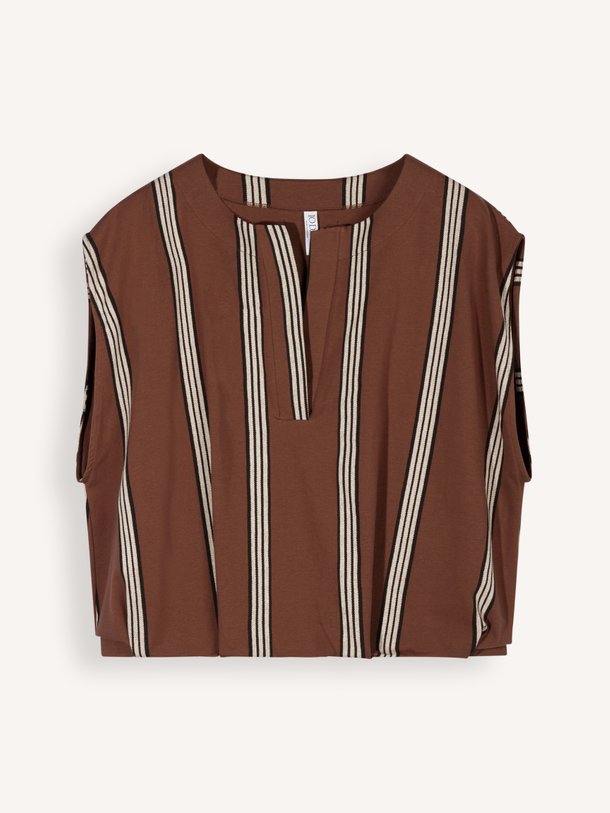 balloon top stripes Organic cottonmix top