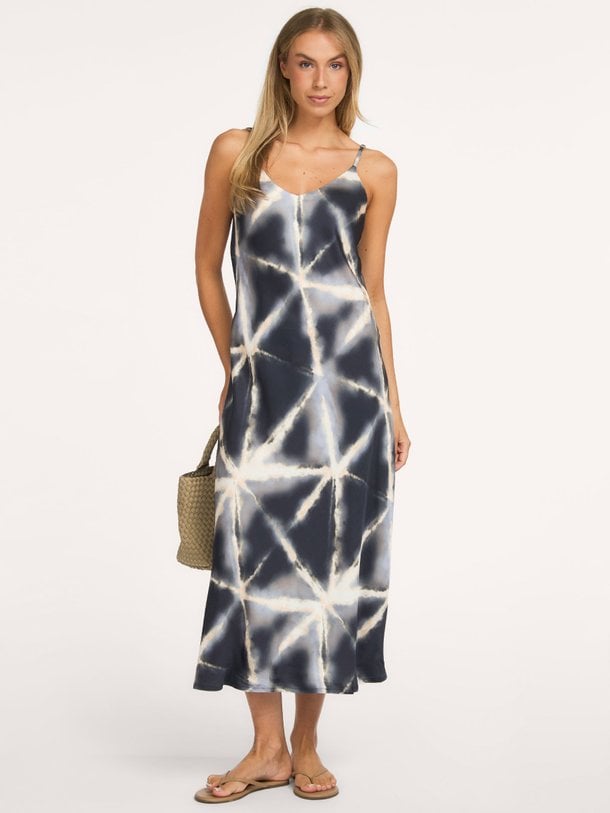 Viscose tie-dye jurk