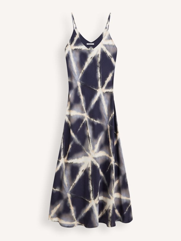 Dress Tie dye viscose Viscose tie-dye jurk