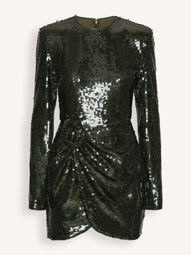 LINET DRESS - BCR1351 Linet, jersey jurk met pailletten