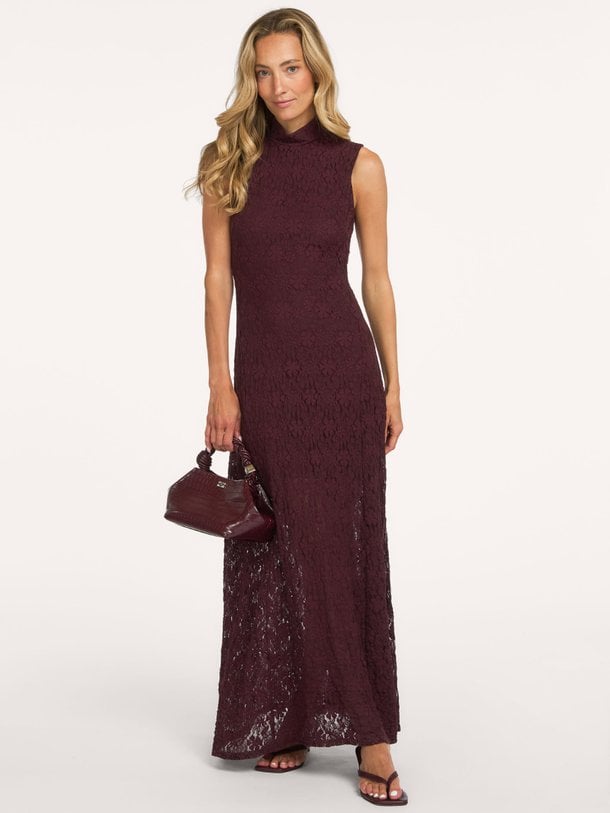 ASYNA DRESS - BCR1434 Asyna, katoenmix kanten jurk