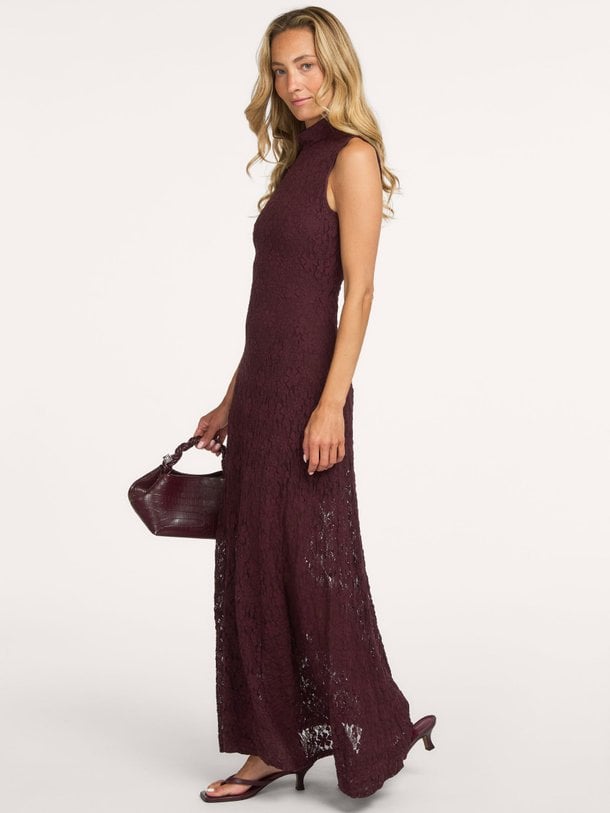 ASYNA DRESS - BCR1434 Asyna, katoenmix kanten jurk