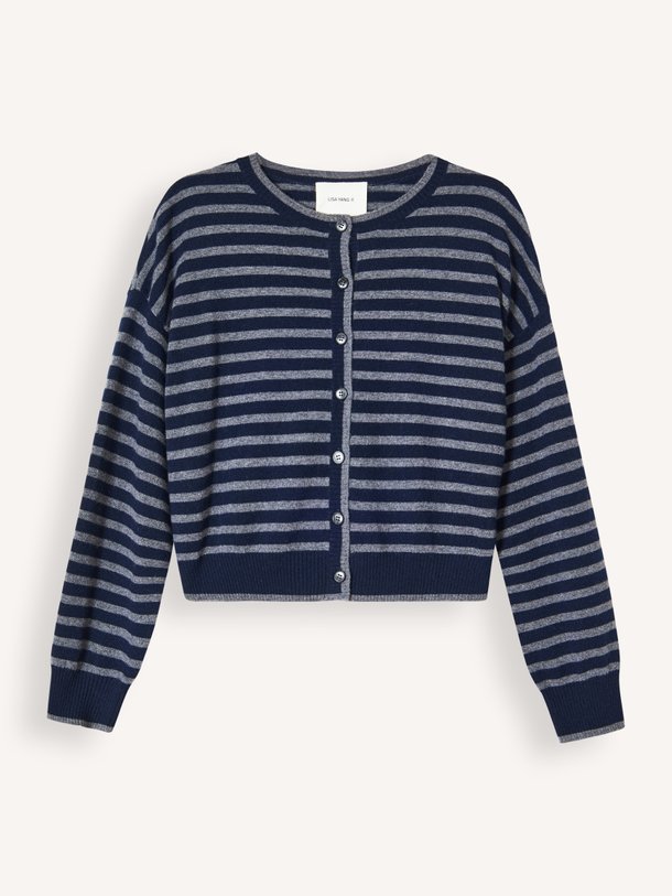 Marit, cashmere gestreept vest