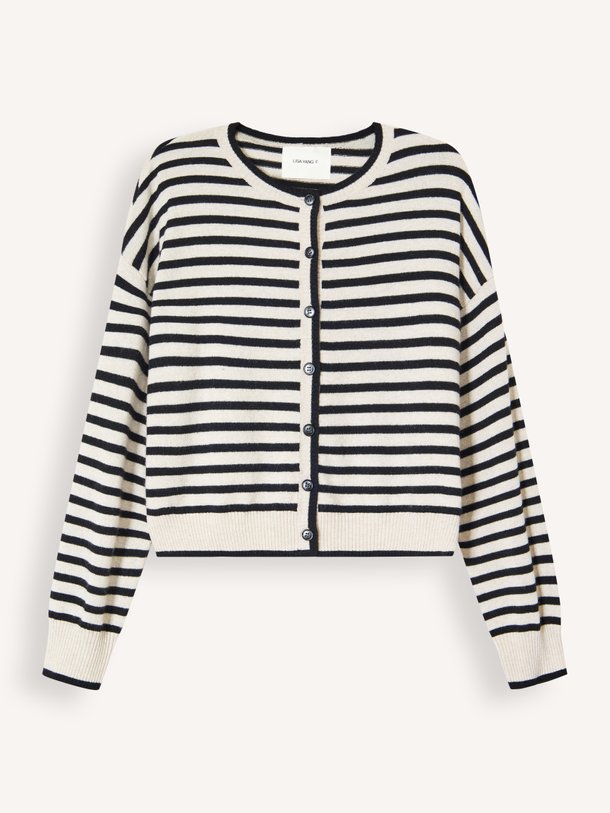 Marit, cashmere gestreept vest