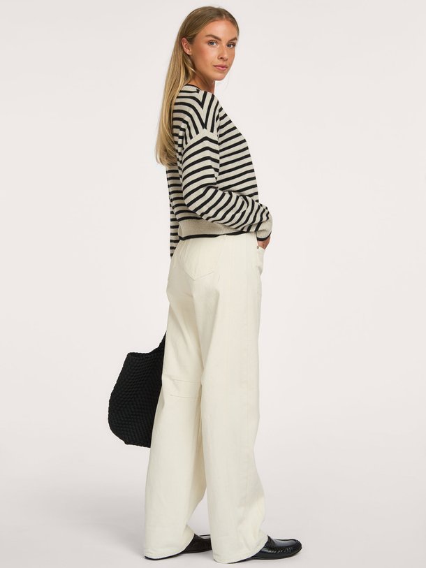Marit, cashmere gestreept vest