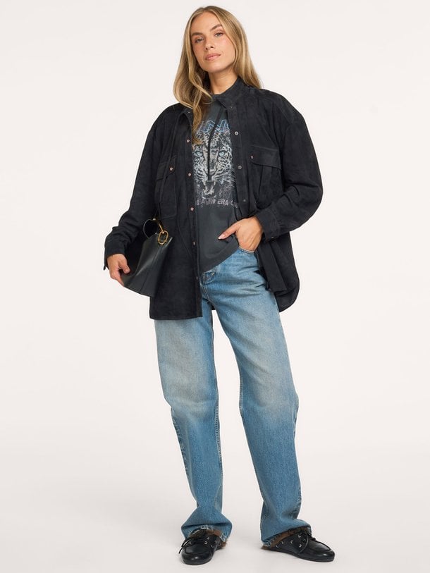 Haya Haya, suède overshirt