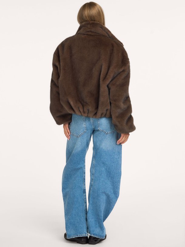 ALLY FAUX MINK JACKET Ally, fake fur jack