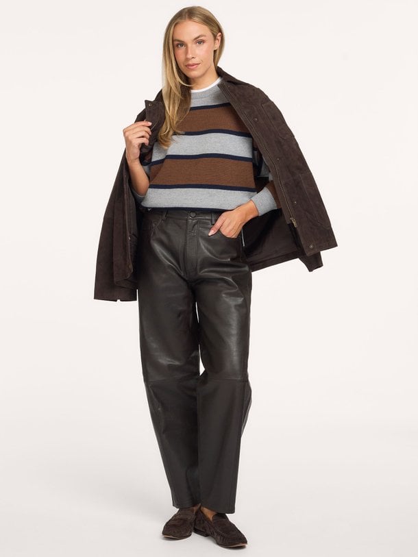 FENNE LEATHER TROUSERS Fenne, lederen broek