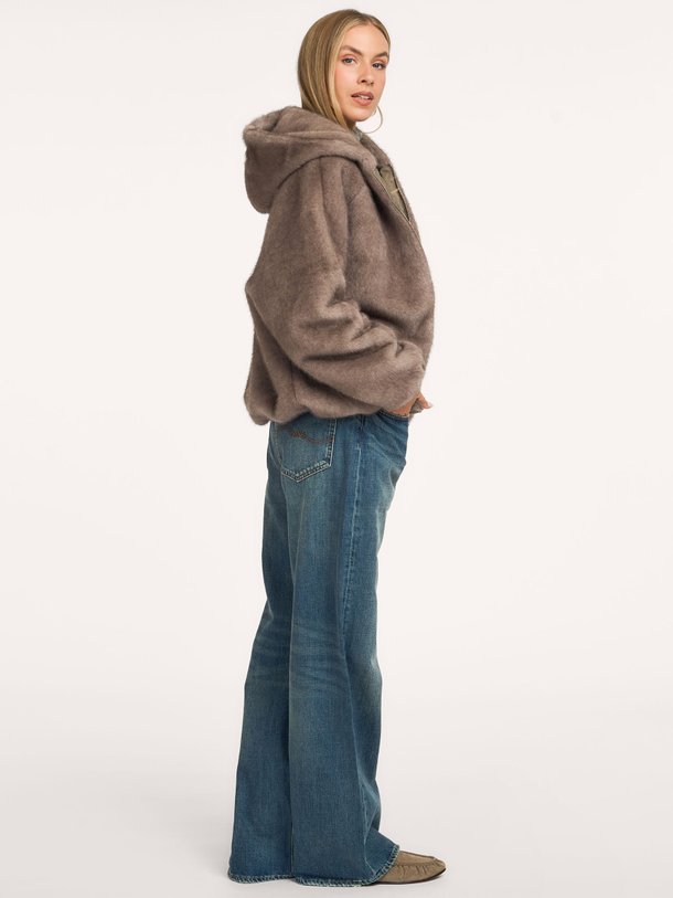 JADA FAUX MINK JACKET Jada, fake fur reversible jack