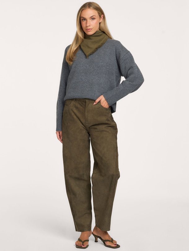 FENNE SUEDE TROUSERS Fenne, suède broek
