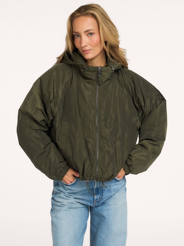 ROBYN NYLON JACKET Robyn, geweven jack