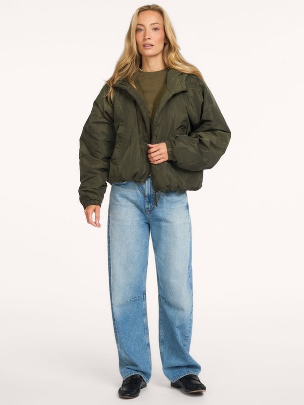 ROBYN NYLON JACKET Robyn, geweven jack