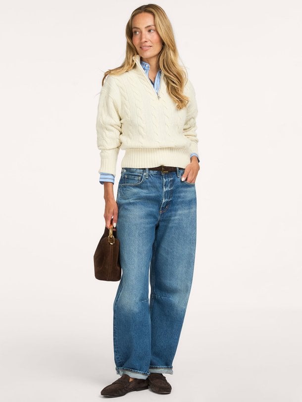 SWEATER-PULLOVER Wol/kasjmier trui