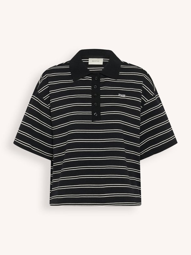 GZpilova polo tee Katoenmix gestreepte polo