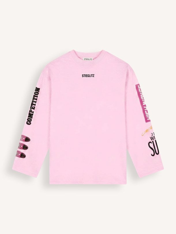 Monica Wide Skate Longsleeve Monica, katoenen logo longsleeve