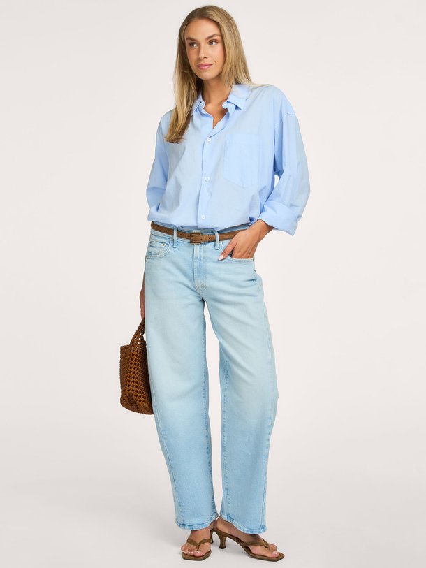 The Half-Pipe Hover, mid waist barrel fit jeans