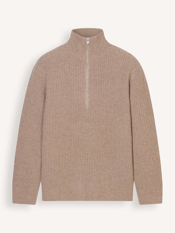 ZIPPED JUMPER Wollen half zip trui