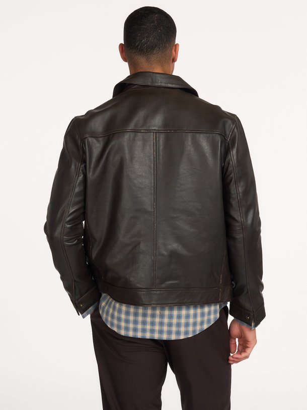 COLLIN LEATHER JACKET Collin, lederen jas