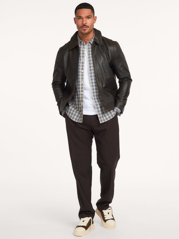 COLLIN LEATHER JACKET Collin, lederen jas