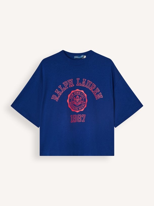 KNIT-T-SHIRT Katoenen oversized T-shirt