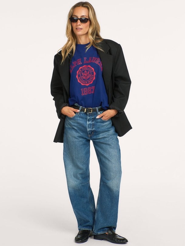 KNIT-T-SHIRT Katoenen oversized T-shirt