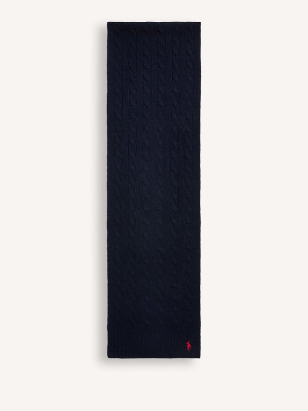 WL CSHMR CSF-SCARF-OBLONG Cashmere mix sjaal met logo