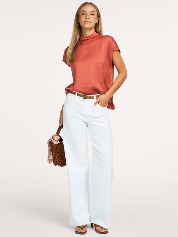 *THE RERUN ZIP SNEAK The Rerun, high waist wide leg jeans