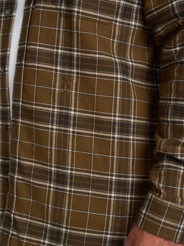 BASIC SHIRT Katoenen geruit overhemd