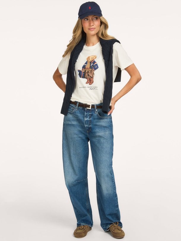KNIT-T-SHIRT Katoenen T-shirt met print