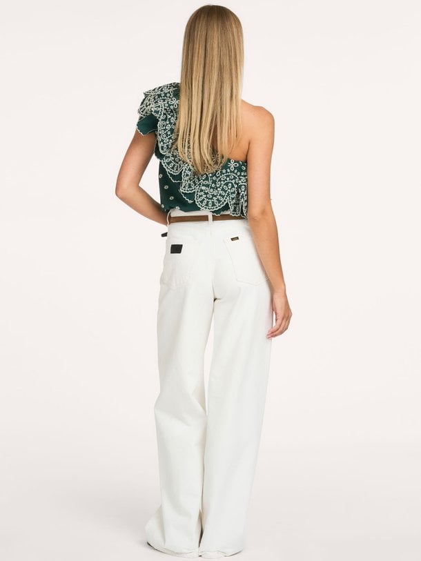 Kath, katoenen one shoulder top