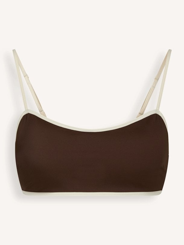 Fia Solid Contrast Bikini Top Fia Solid, voorgevormde bikinitop