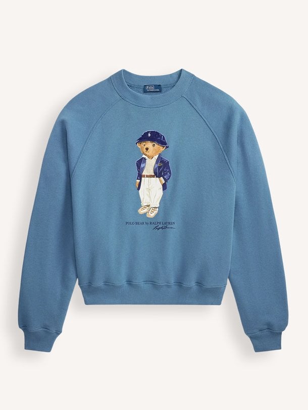 KNIT-SWEATSHIRT Katoenmix sweater met print