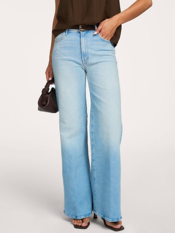 The Hustler, high waist wide leg jeans