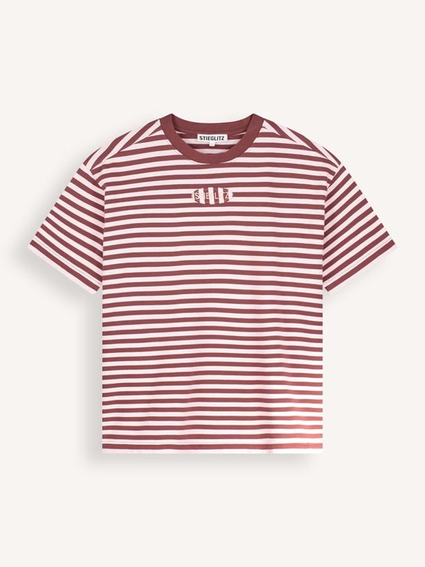 Pip Oversized T-shirt Pip, katoenen gestreept T-shirt