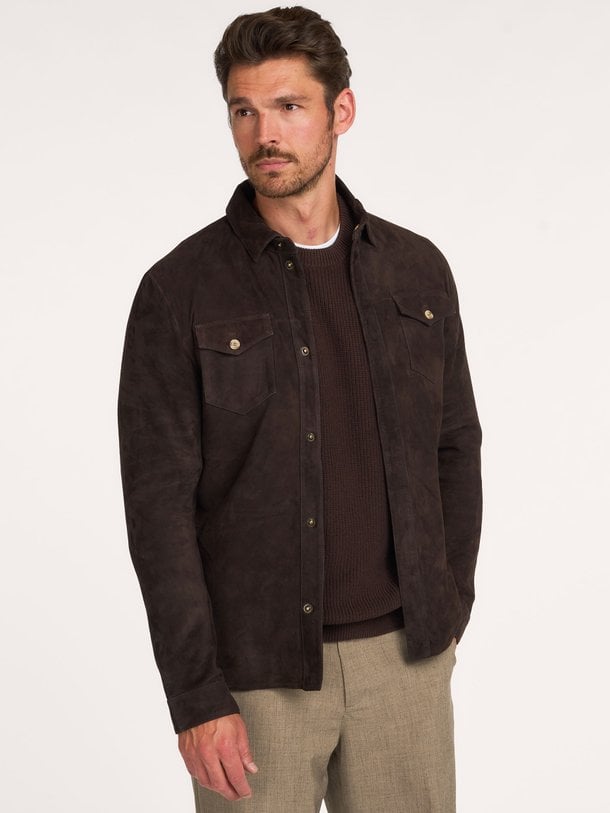 Rocco Rocco, suède overshirt