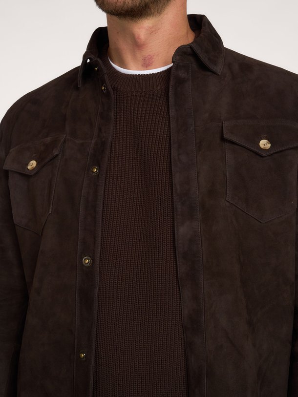 Rocco Rocco, suède overshirt