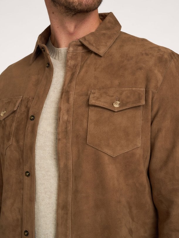 Rocco Rocco, suède overshirt