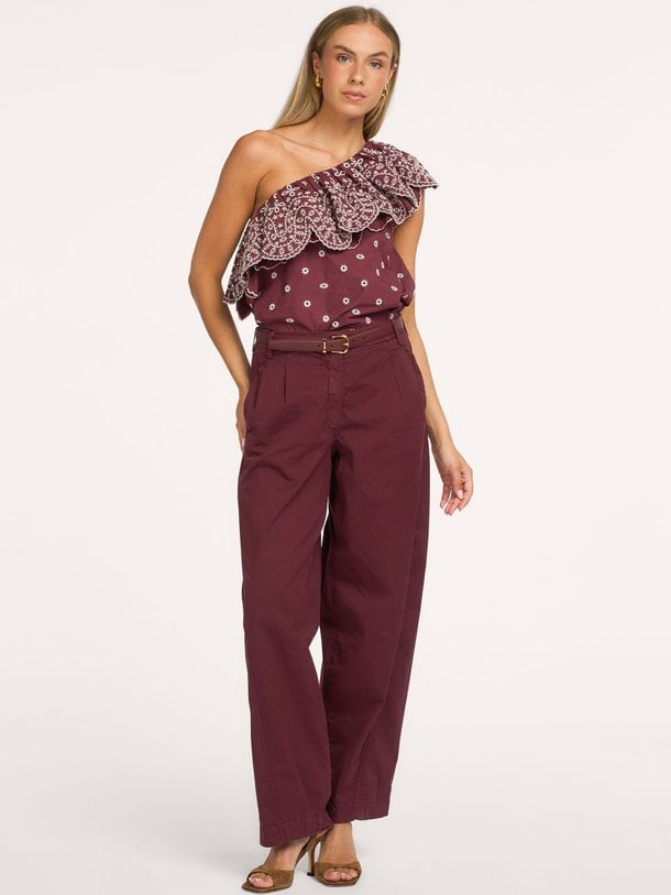 Kurry, organic cottonmix barrel broek